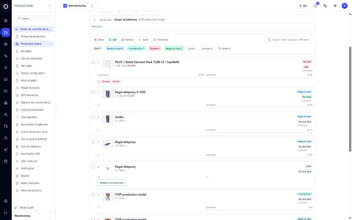 Vue « Liste »