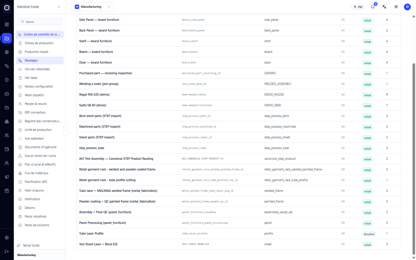 Suite de la liste