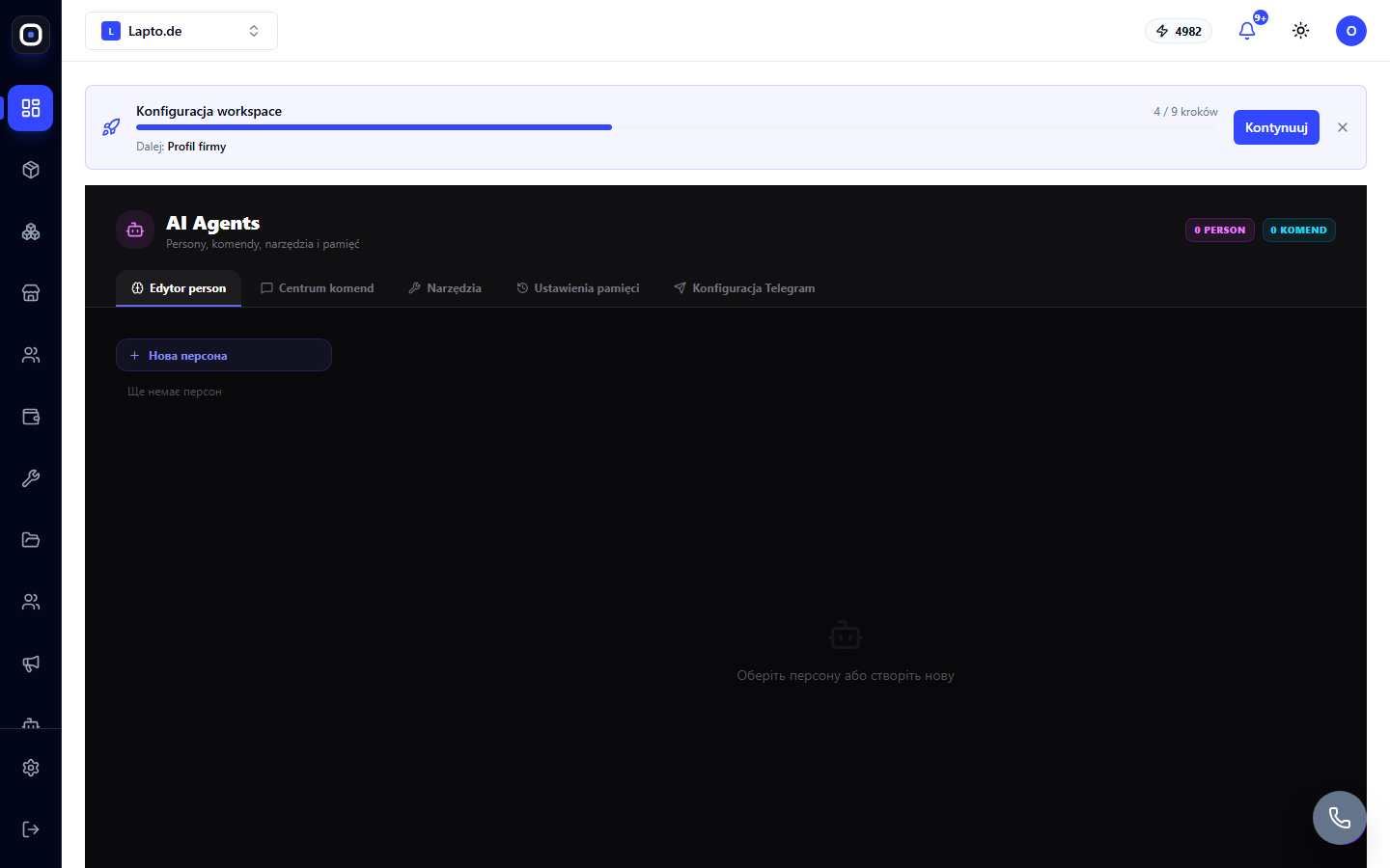 AI Agents page