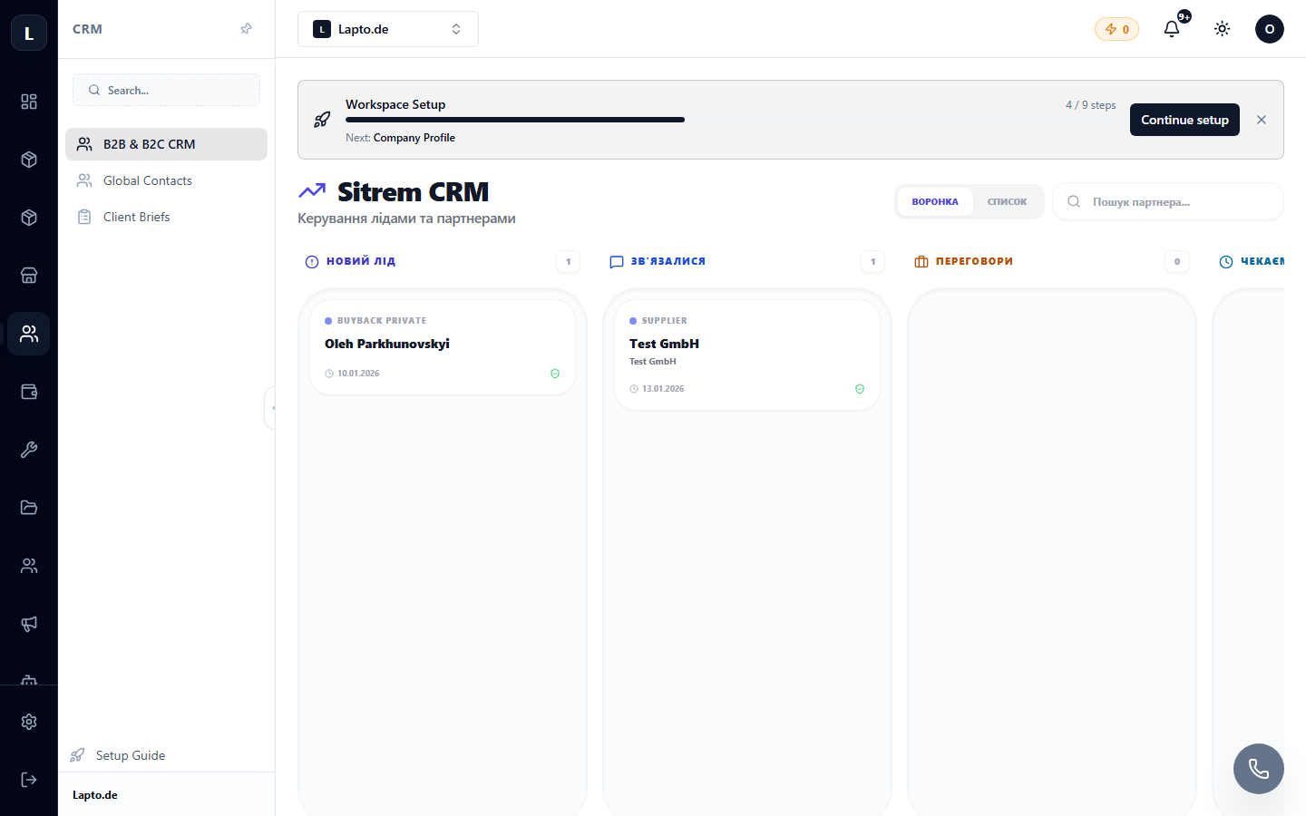 CRM klientów
