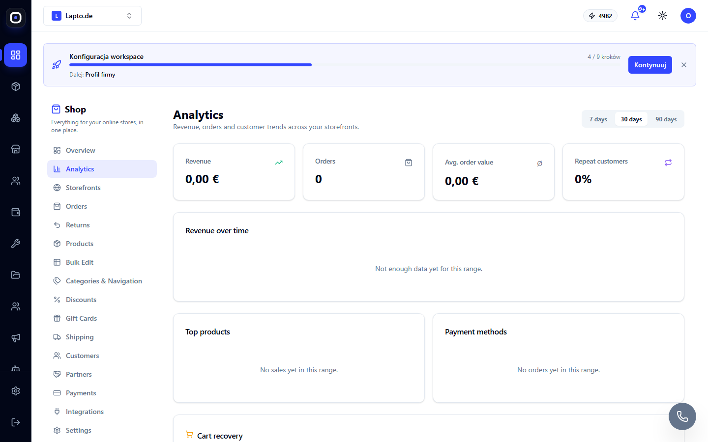 Shop-Analyse