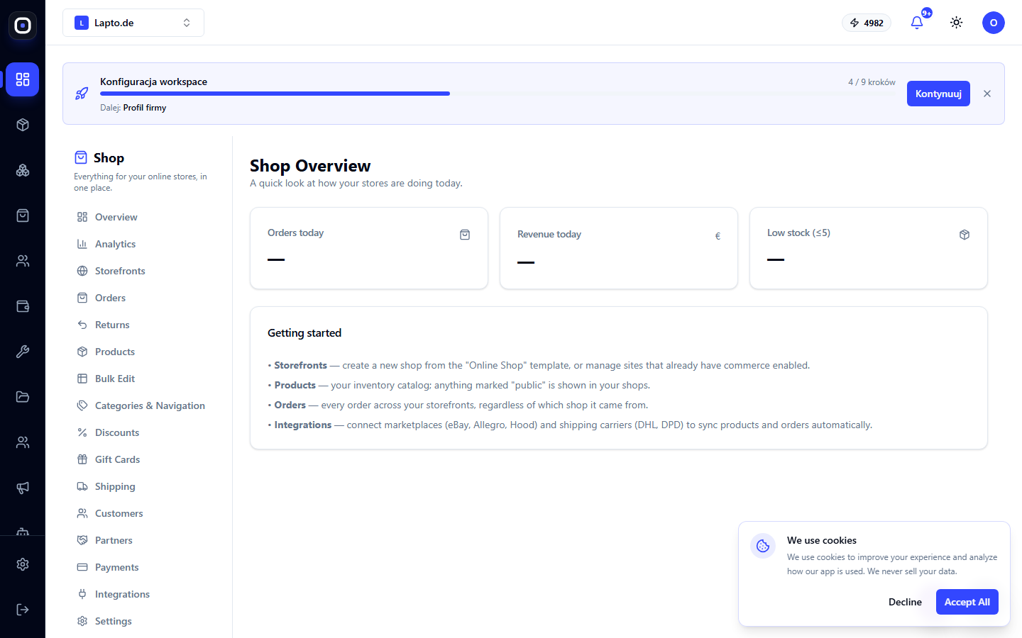 Shop Hub