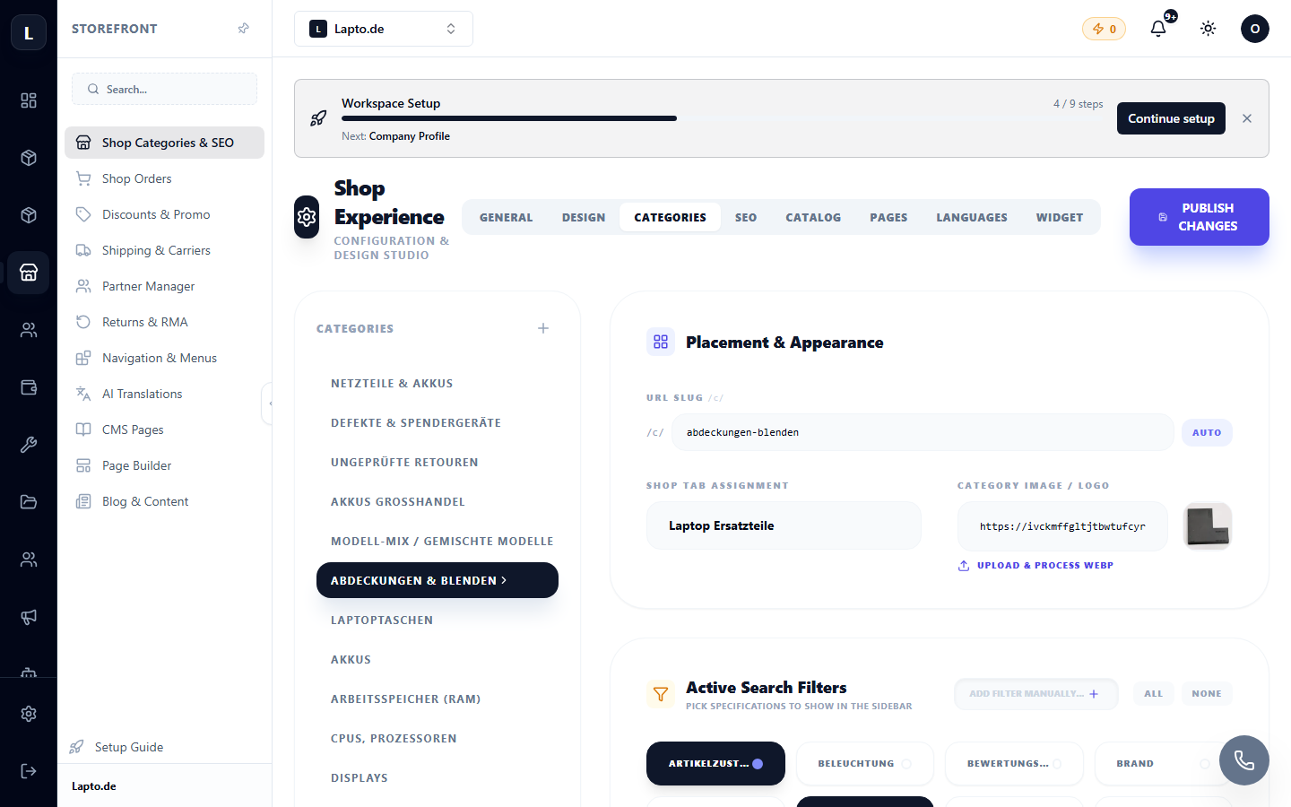 Категорії та SEO