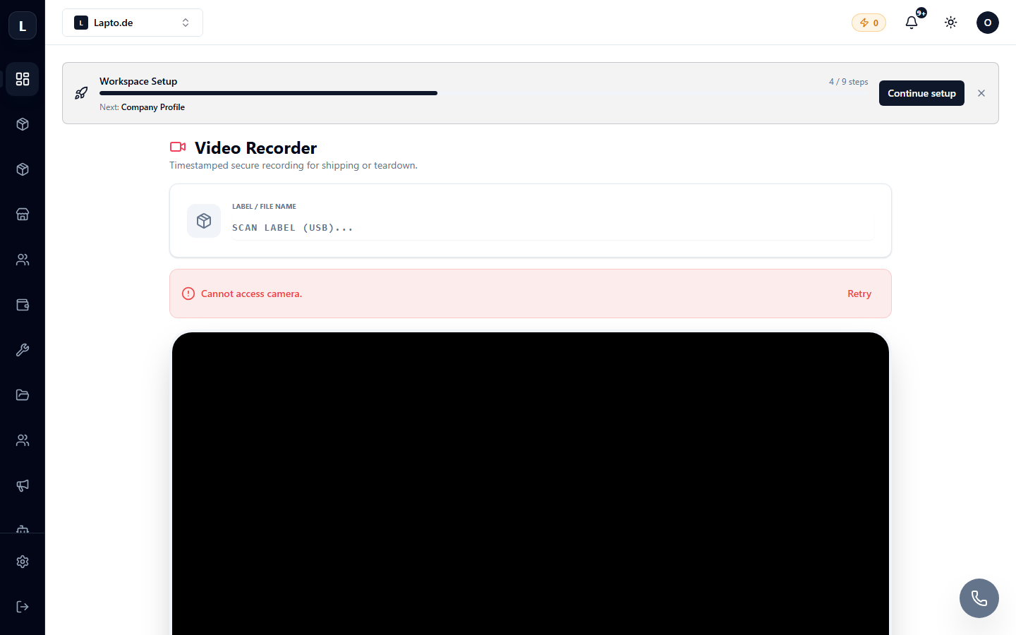 Video Reception Recording