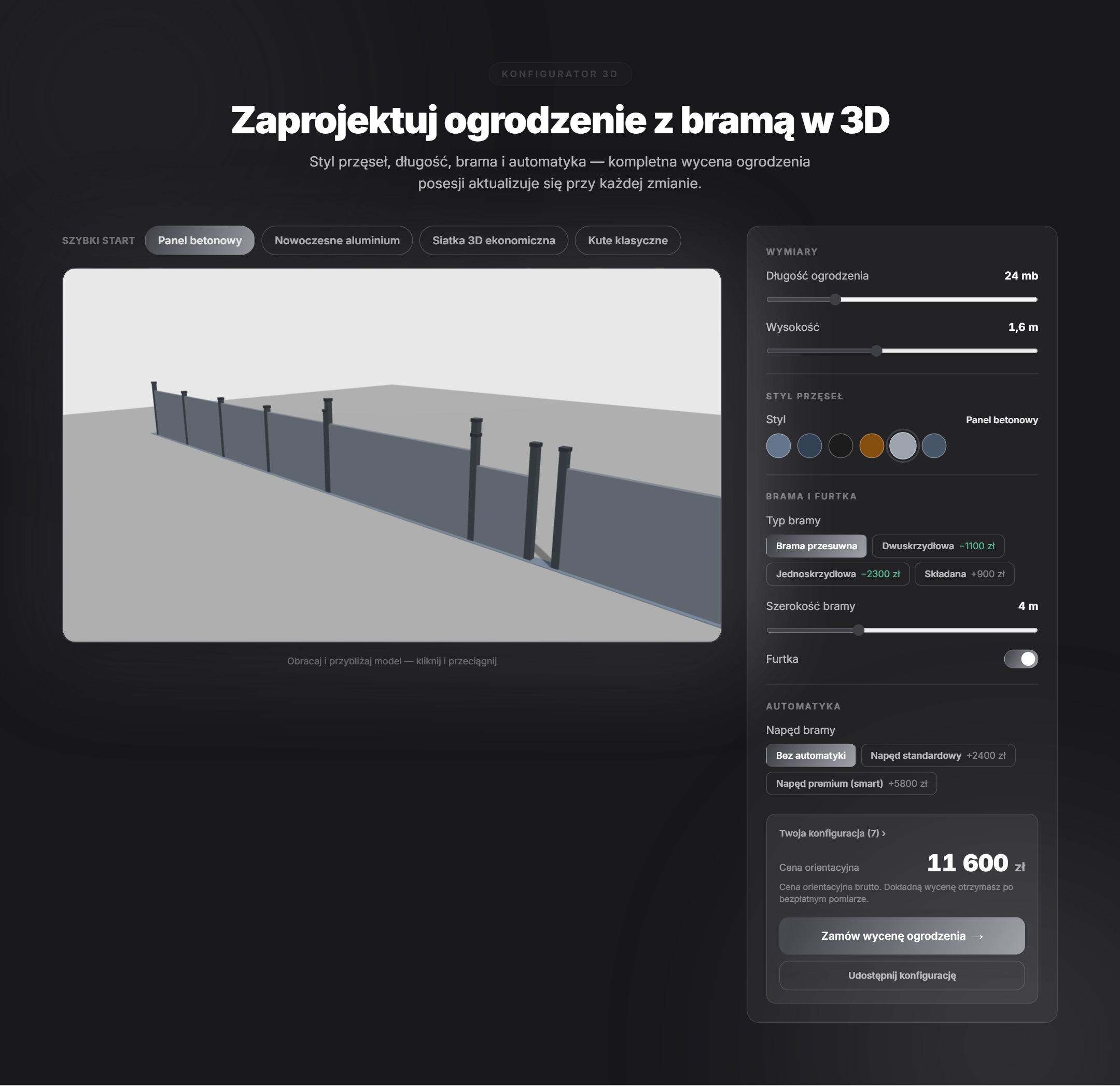 FenceLine Ogrodzenia Prefabrykowane