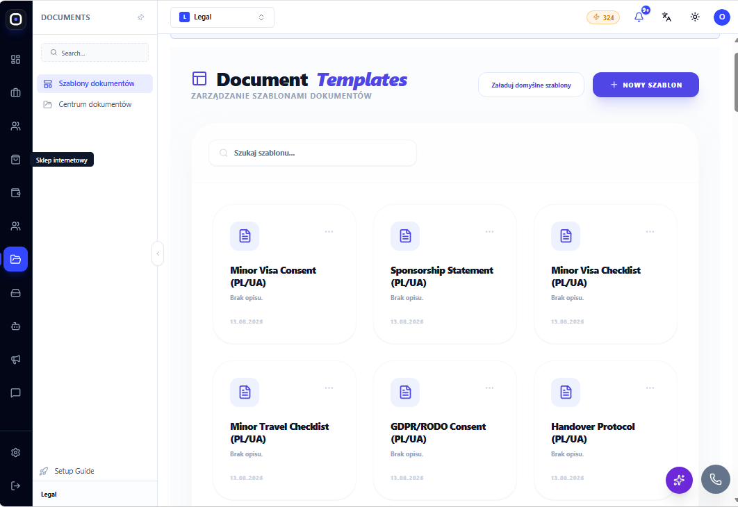 Leads, CRM & documents